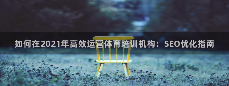 焦点娱乐总代理：如何在2021年高效运营体育培训机构