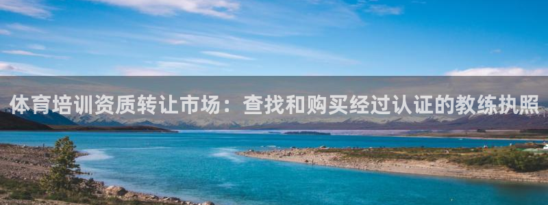 焦点娱乐平台：体育培训资质转让市场：查找和购买经过认