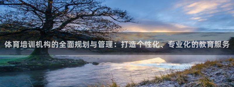 焦点娱乐平台总代理开户：体育培训机构的全面规划与管理